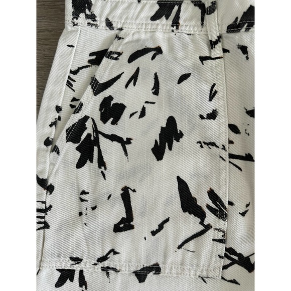 CRISTINA MARTINEZ GENDER INCLUSIVE ABSTRACT PRINT DENIM JEANS - Picture 10 of 16